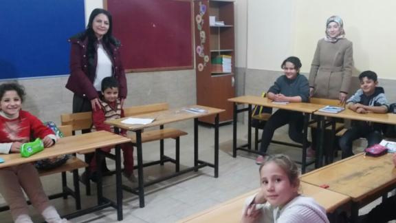 Suriyeli Öğrenciler İçin Açılan Sınıflara Ziyaret