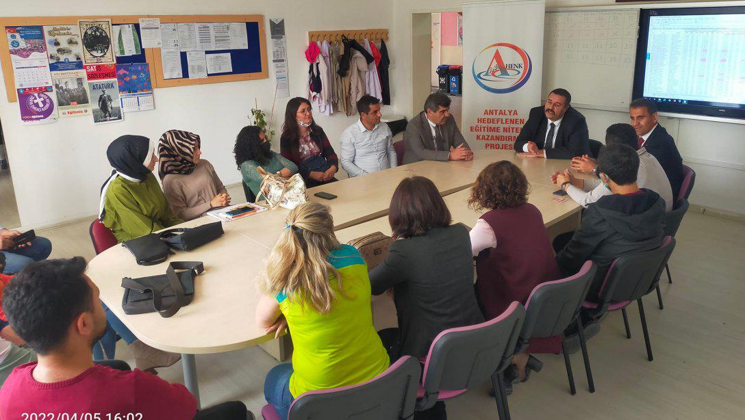 Ahenk Projesi kapsamında Şehit Adem Akın Ortaokulu'na Ziyaret